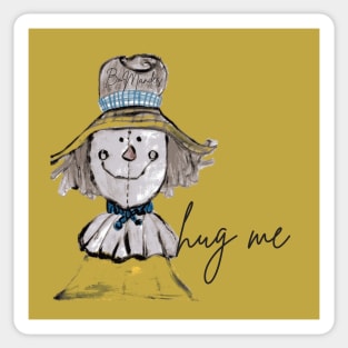 Cute scarecrow, wants hugs Sticker